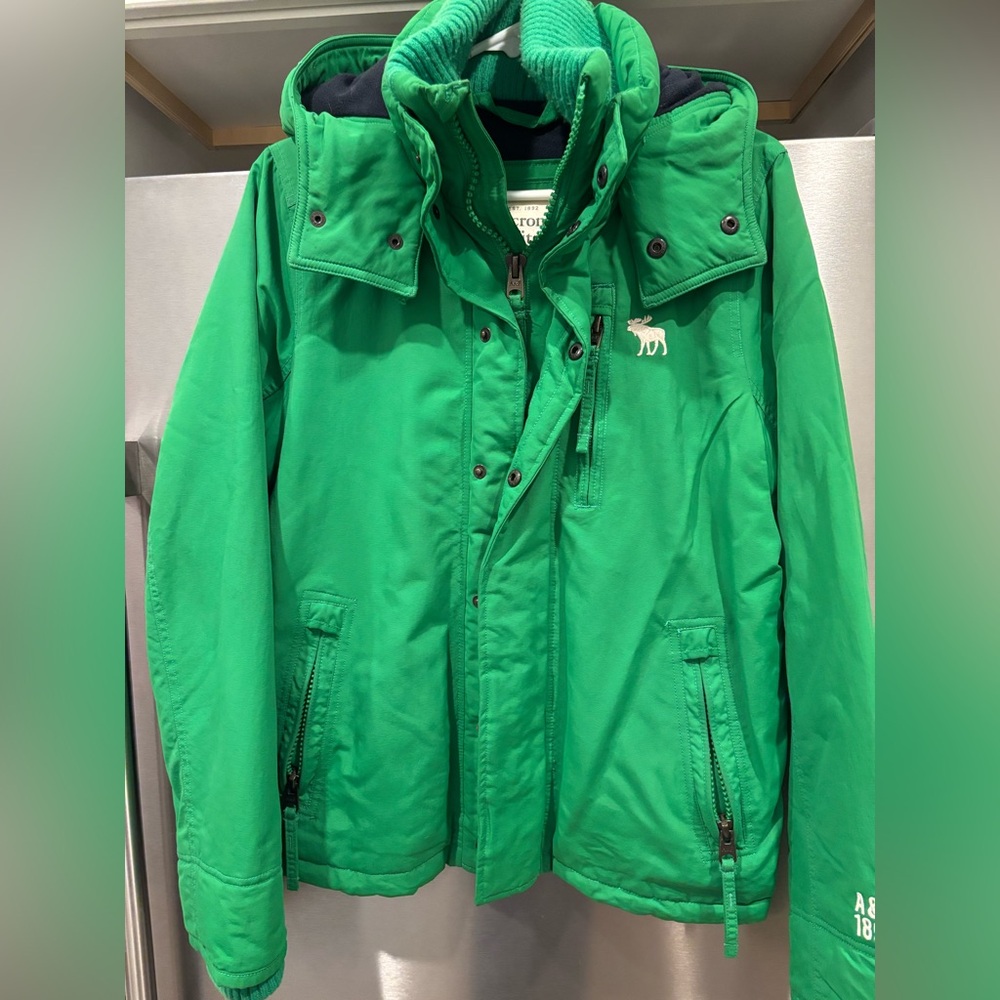 Abercrombie & Fitch Vibrant Green Jacket